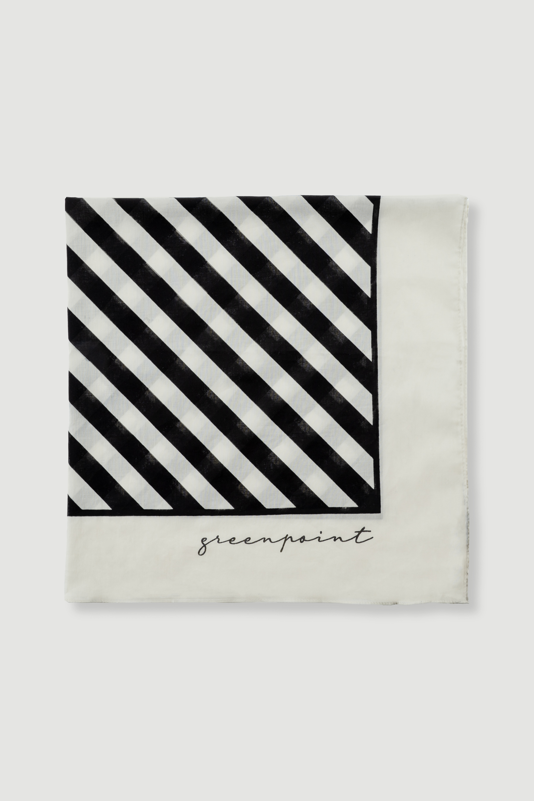 Bawełniana apaszka w paski