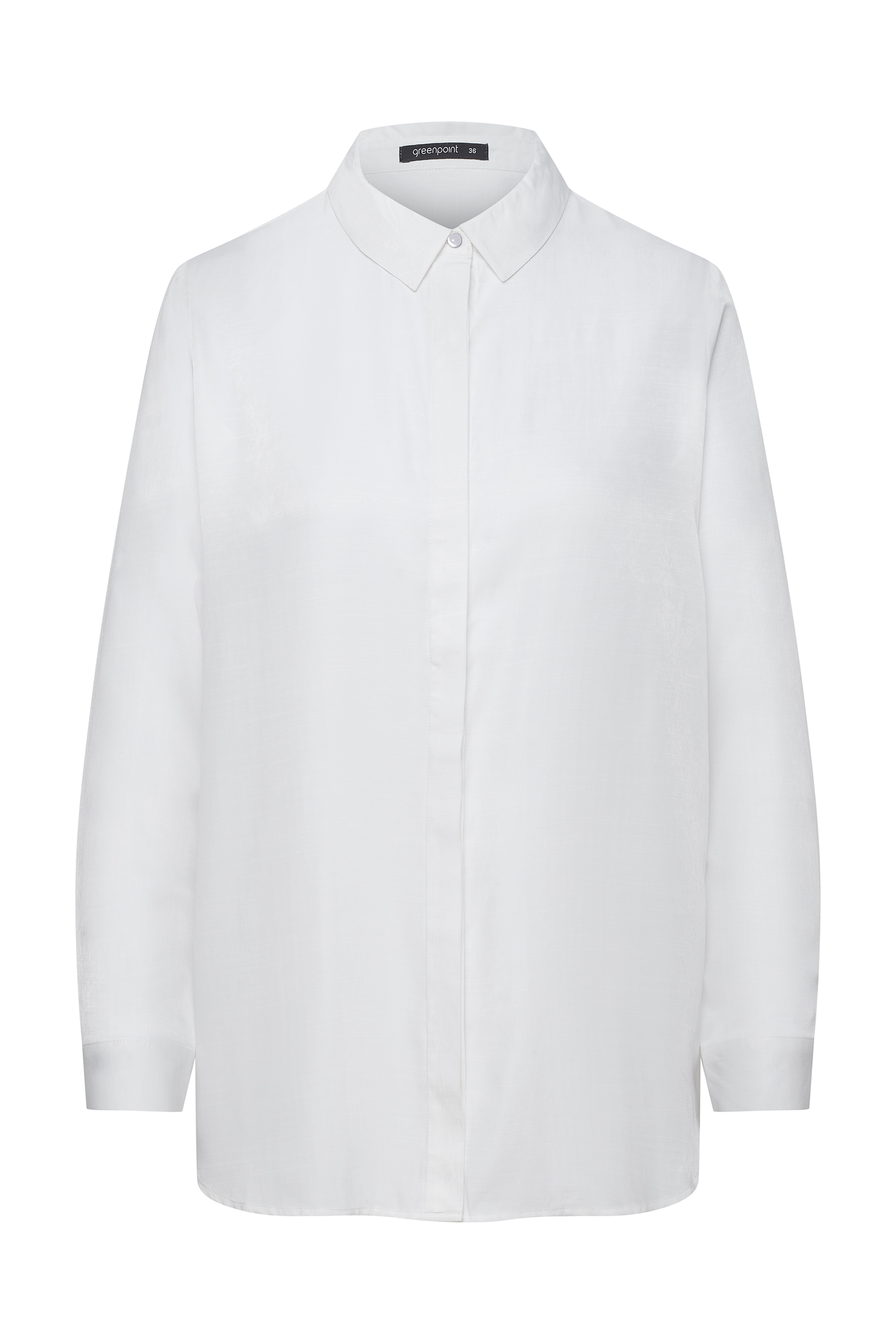 Elegancka bluzka koszulowa, biała