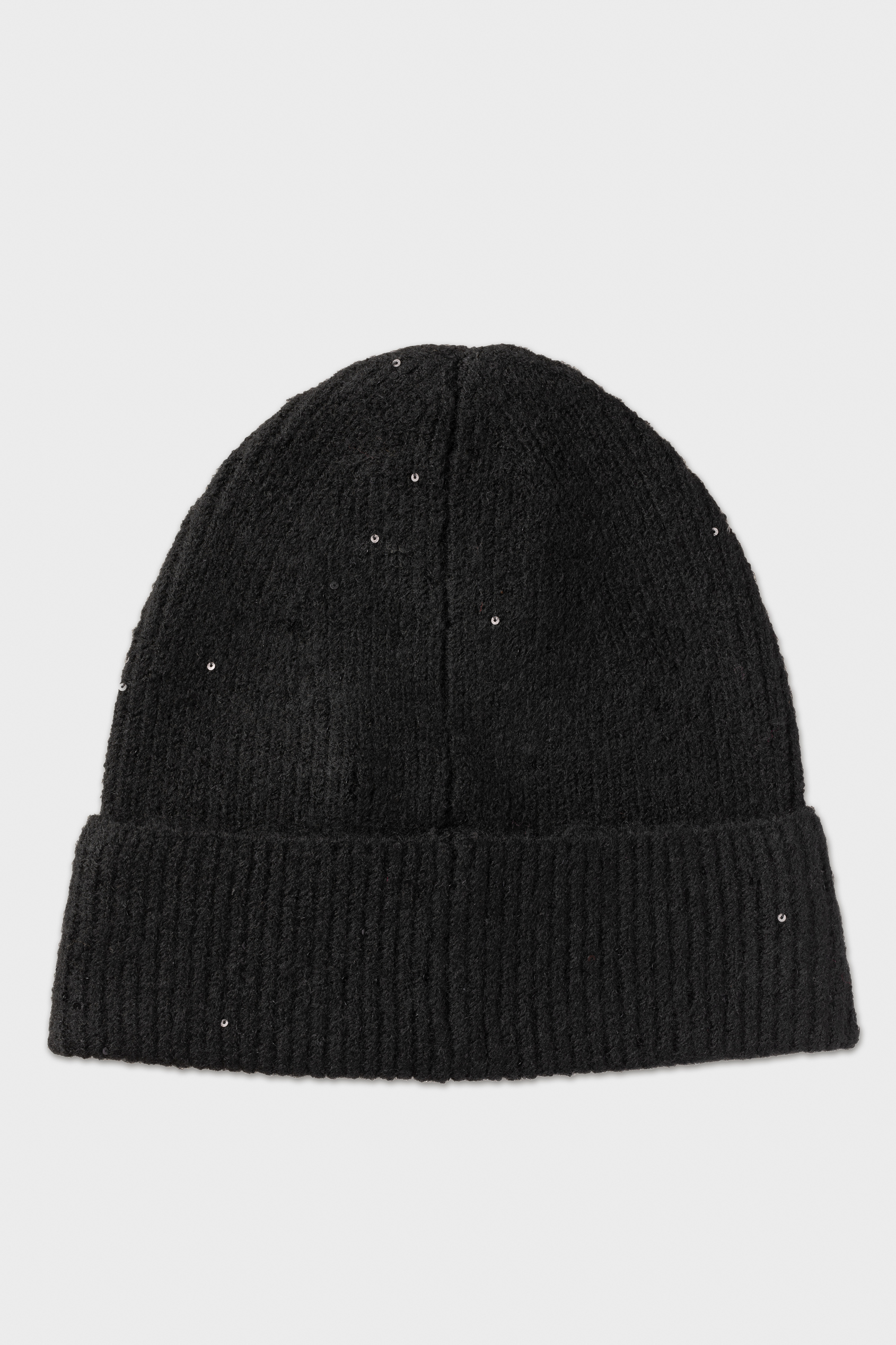 Czapka beanie z cekinami