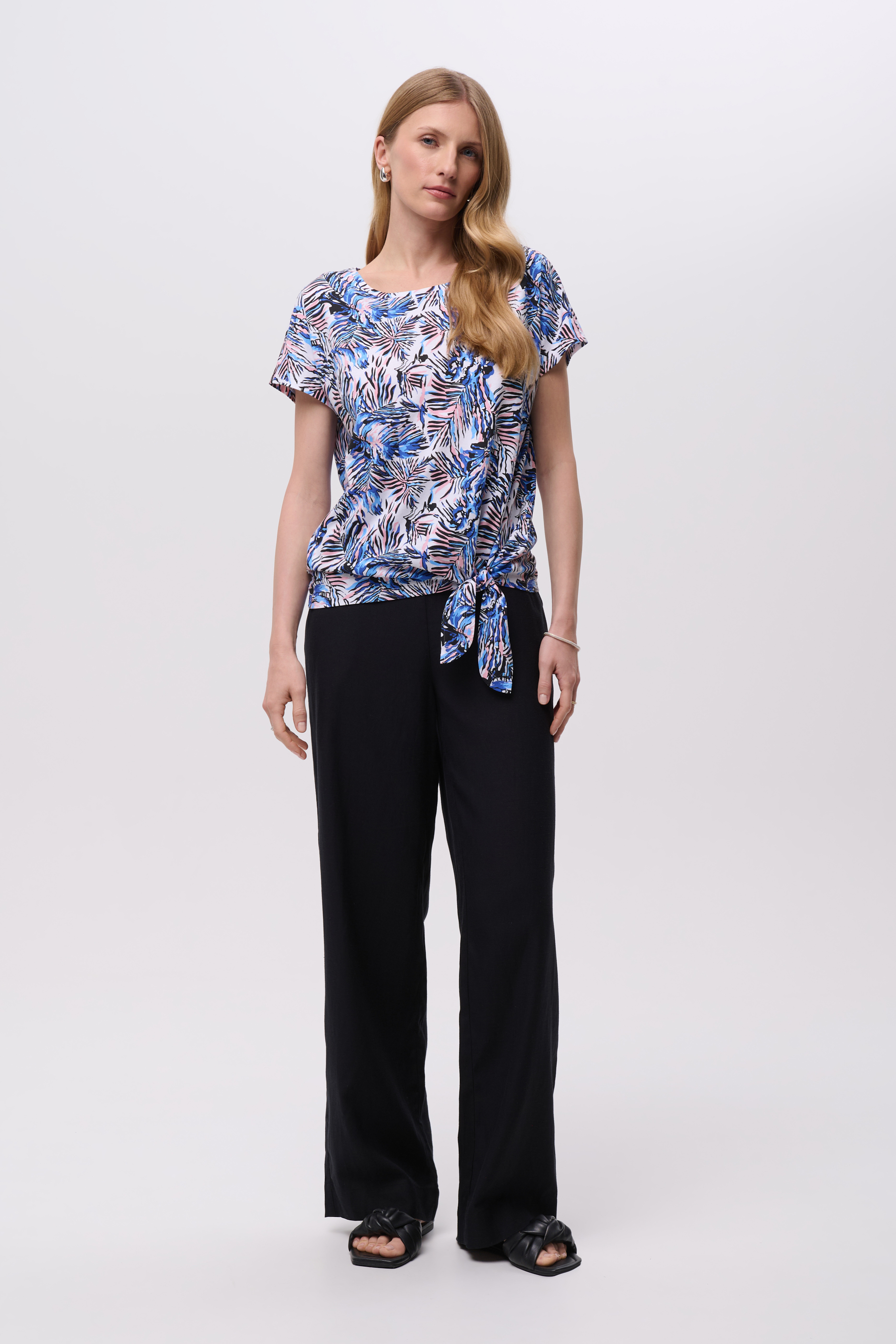 Casualowy top z egzotycznym printem