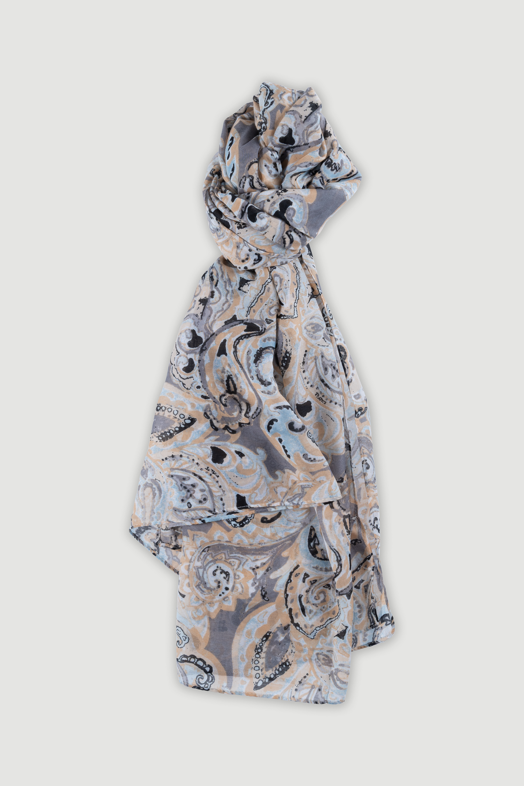 Stylowa apaszka z nadrukiem typu paisley