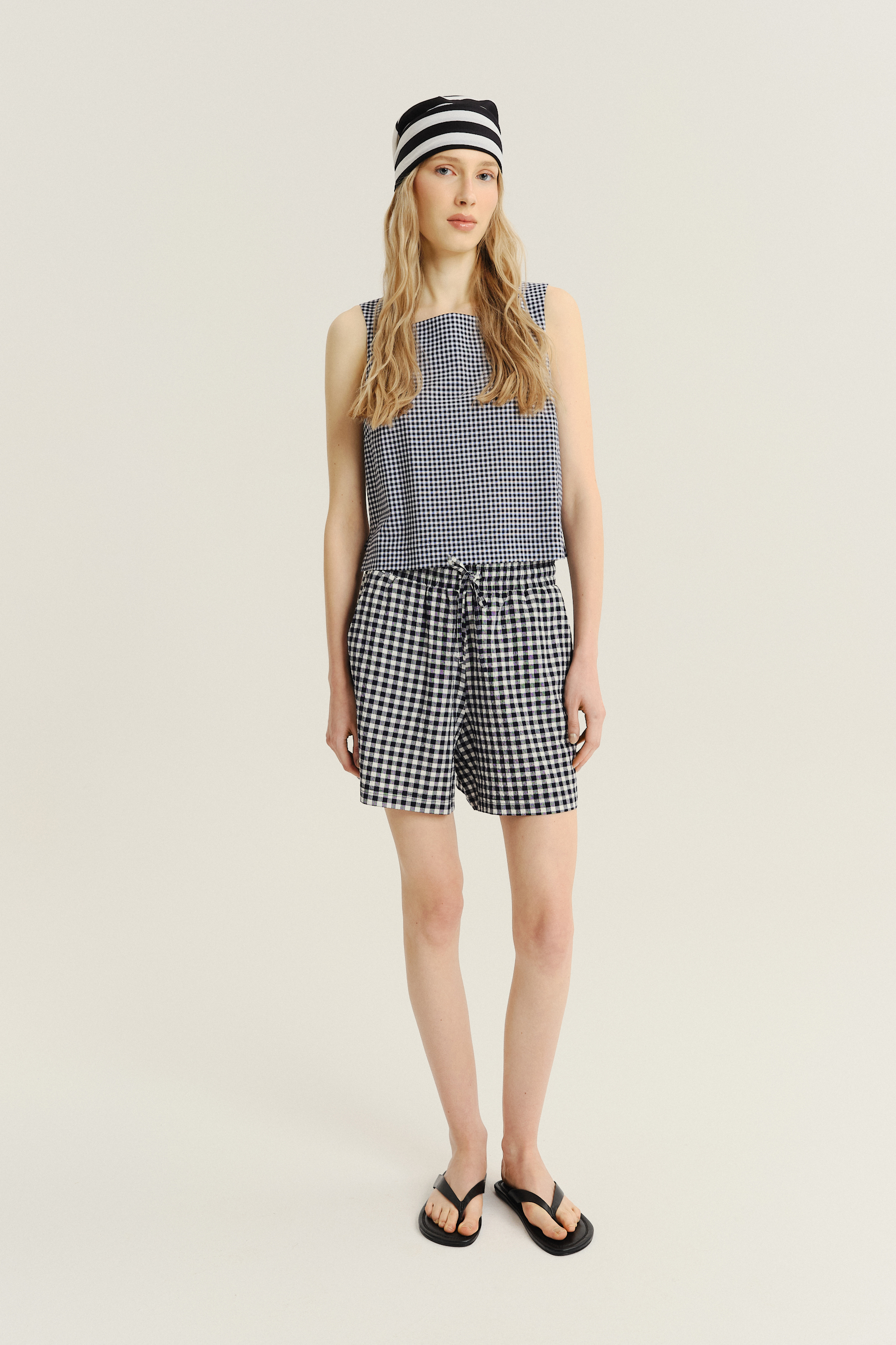 Bluzka w kratę vichy 