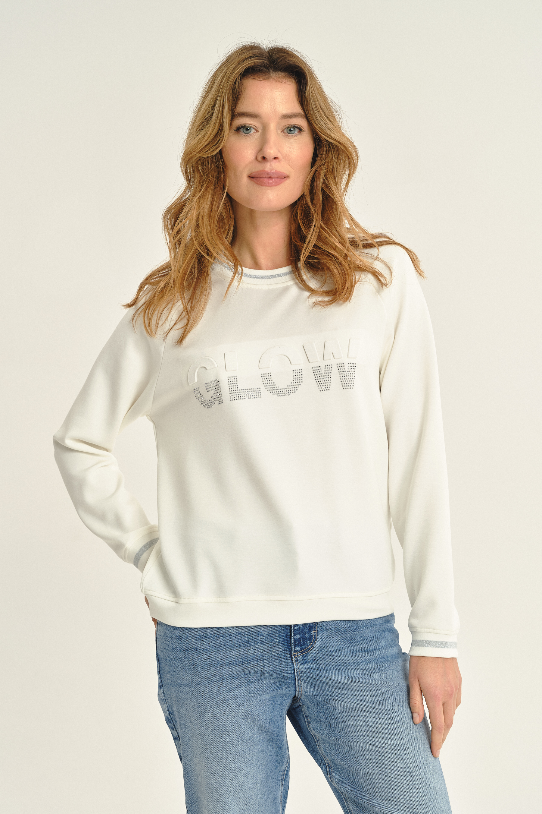 Biała bluza GLOW