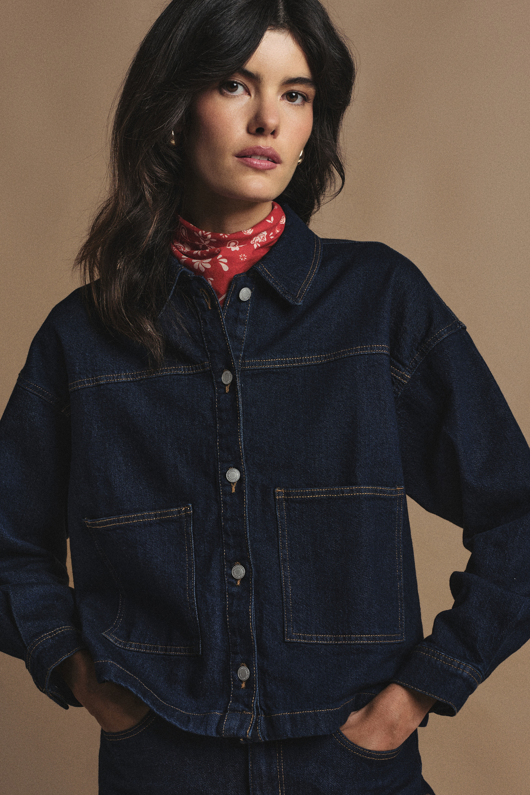 Kurtka jeansowa ciemny granat