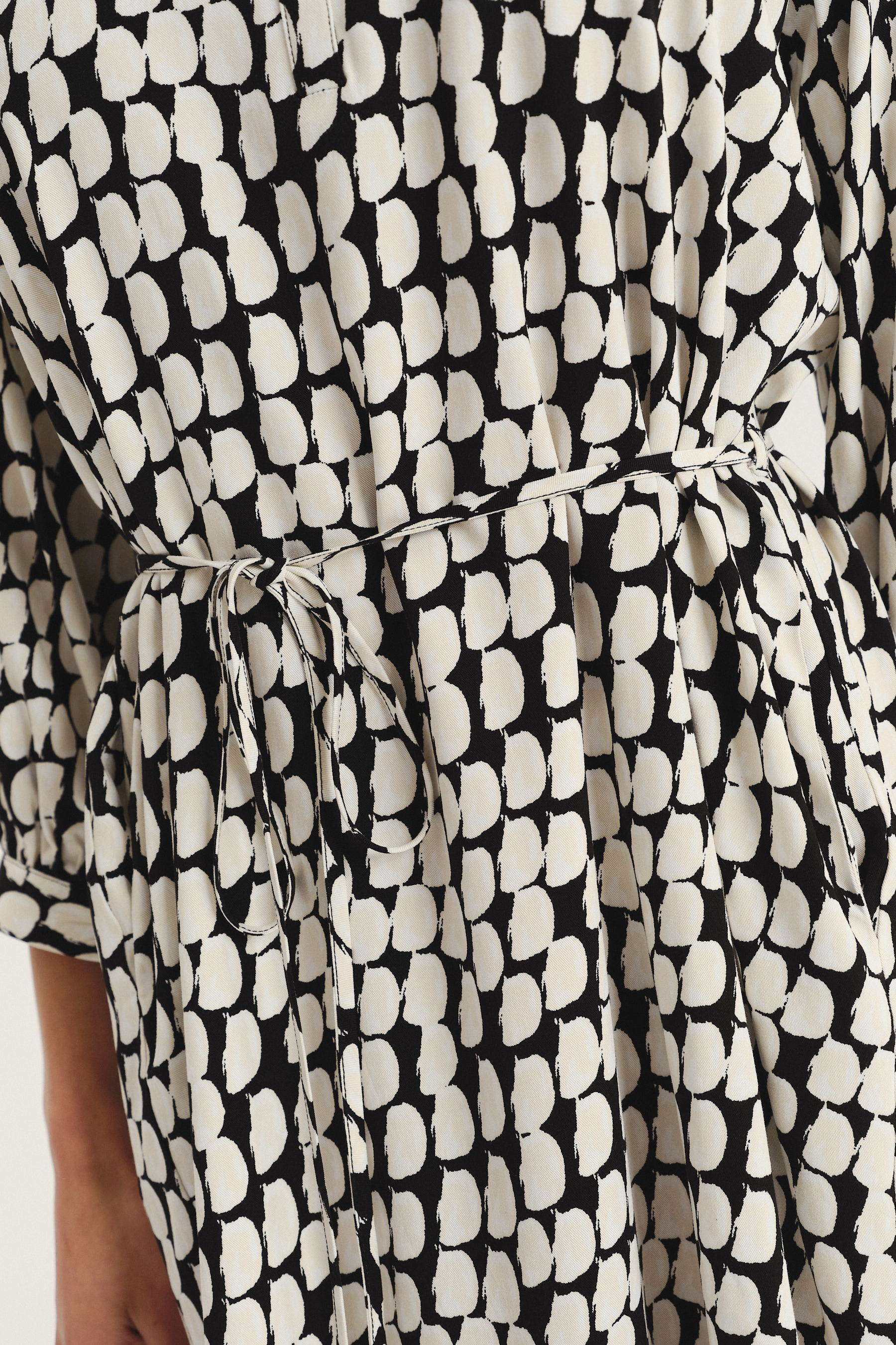 Printowana sukienka z wiskozy