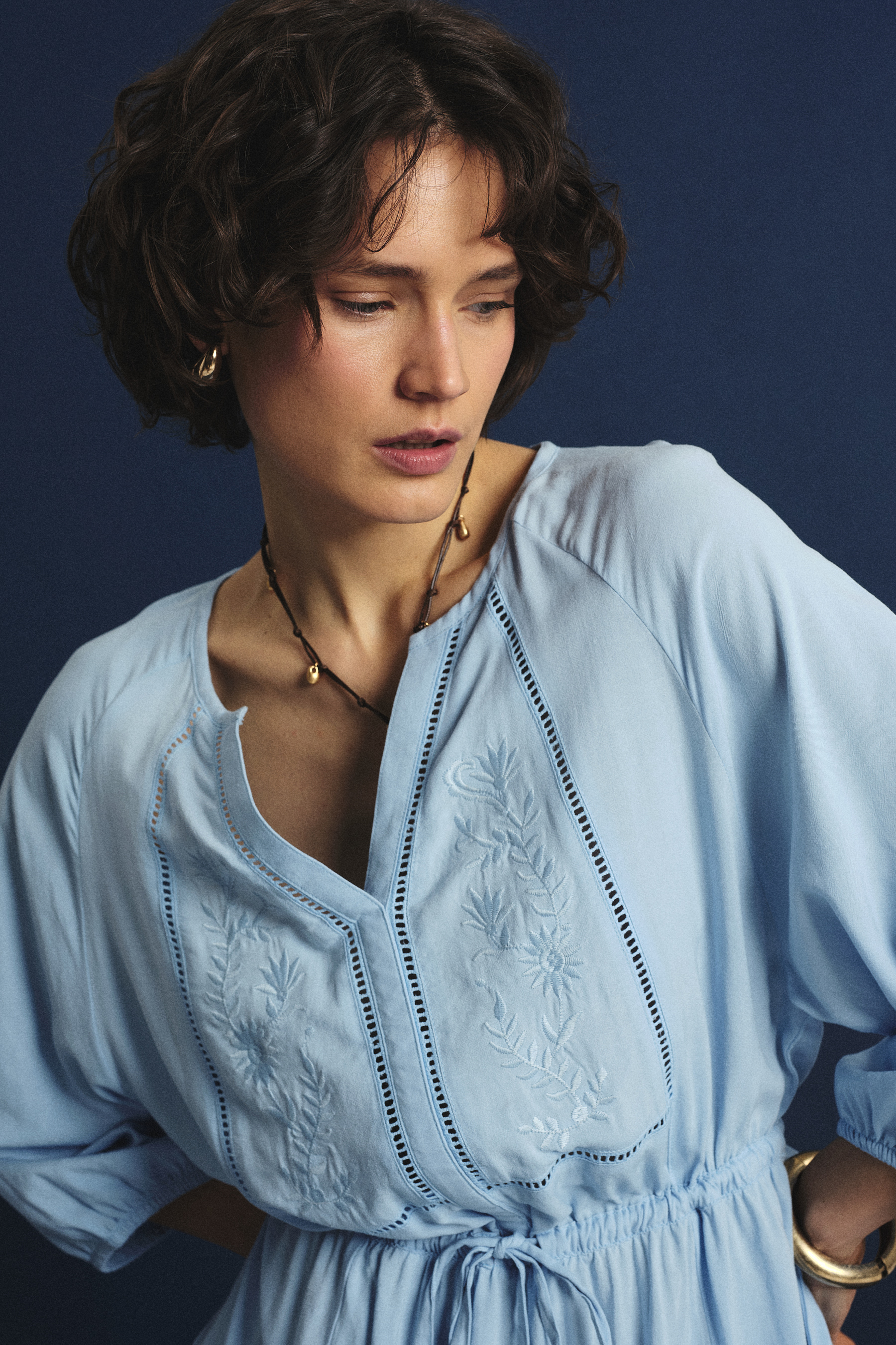 Sukienka w kolorze baby blue