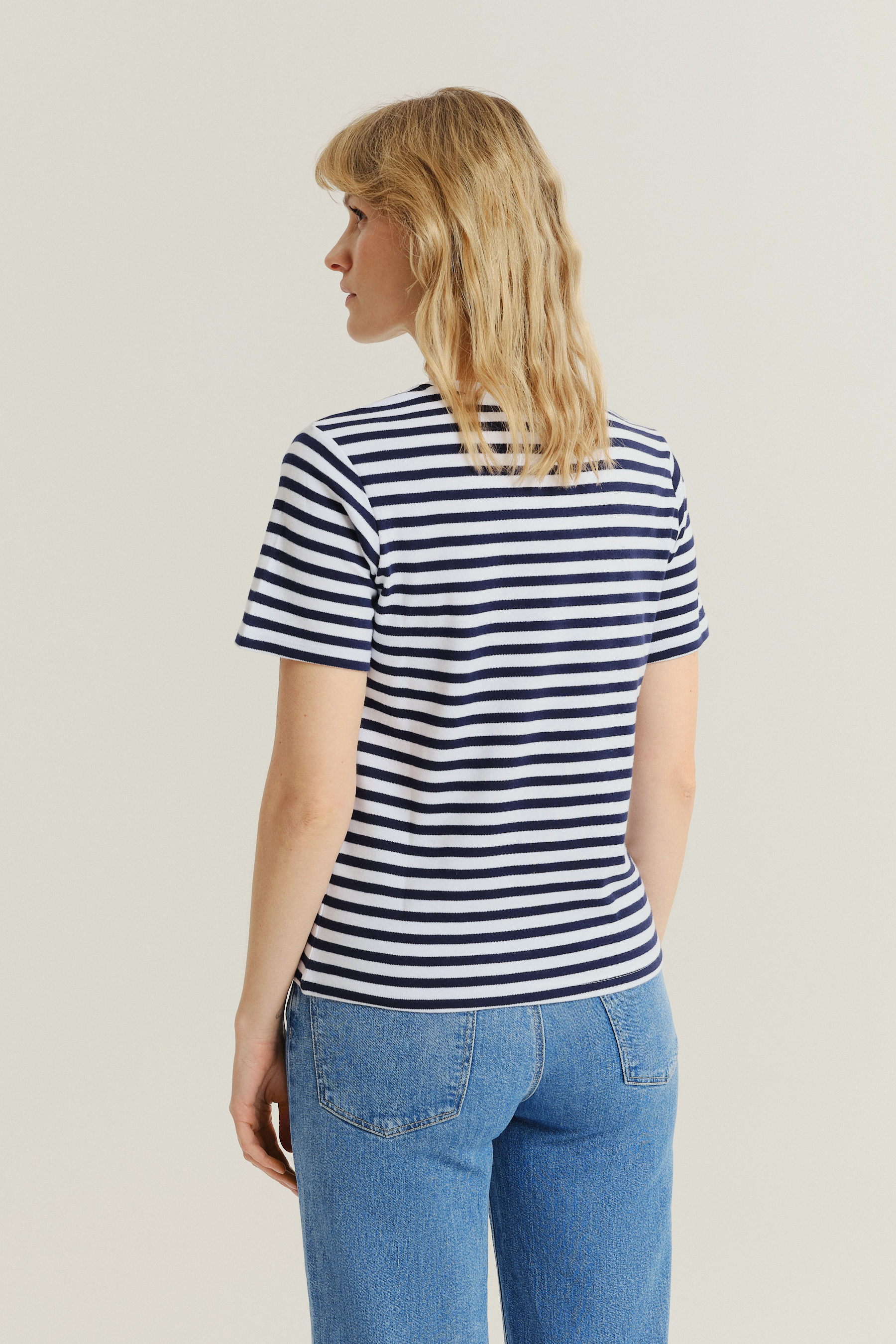 Casualowy top w paski