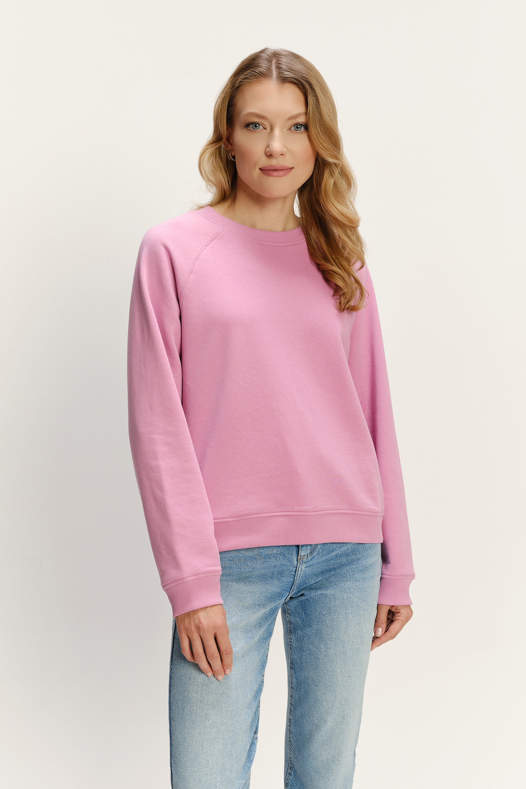 Jasnofioletowa bluza basic 