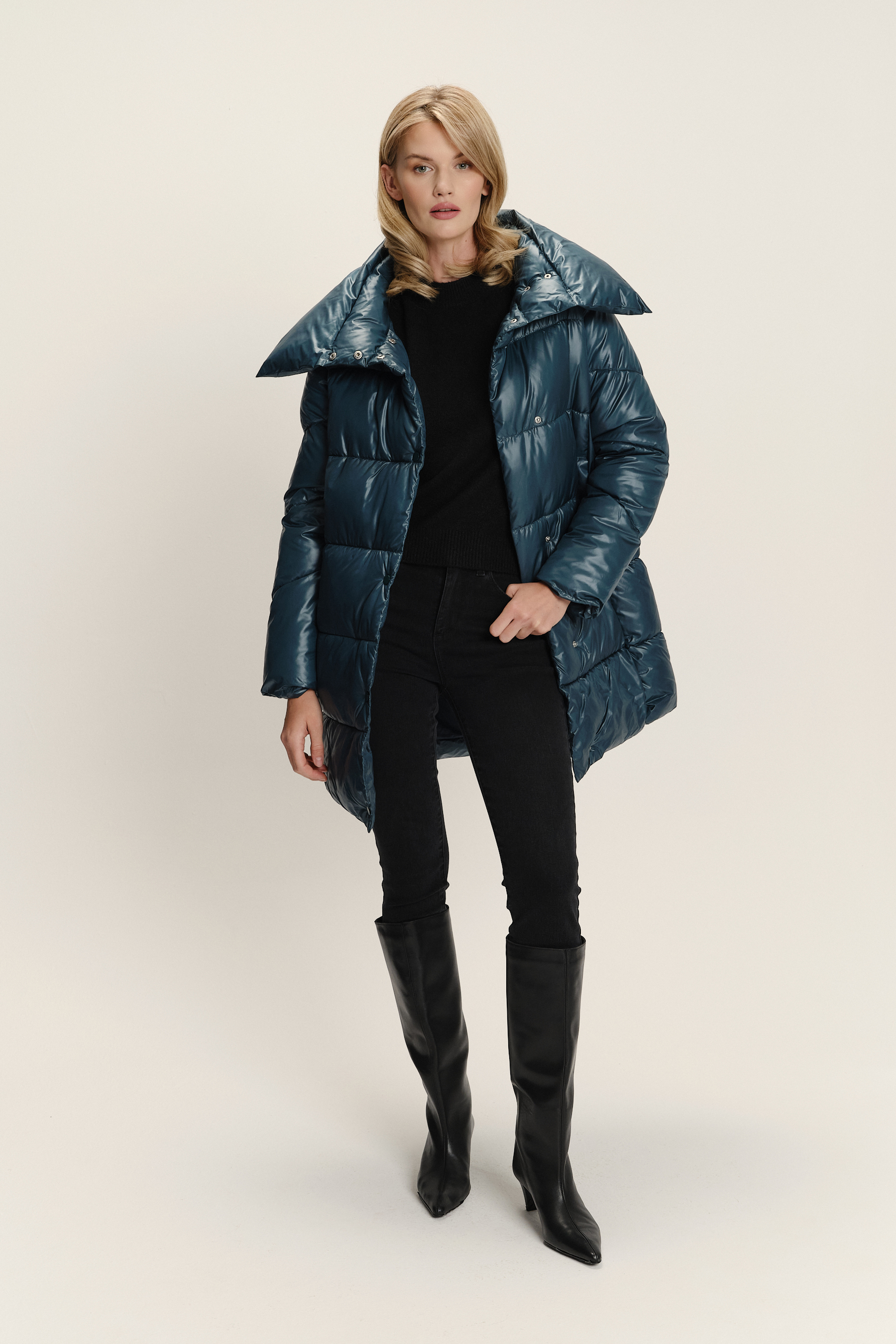 Czarne jeansy skinny