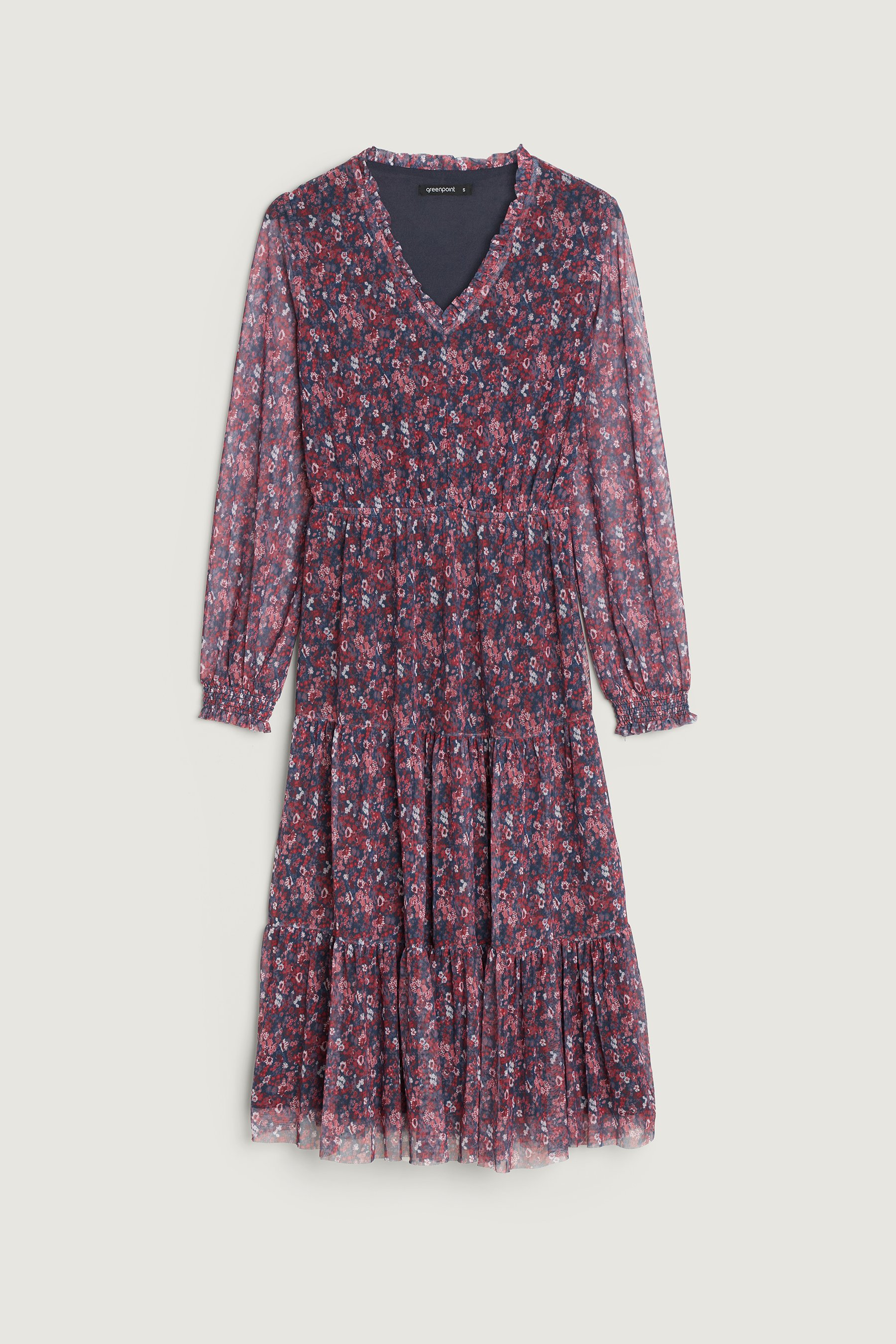 Romantyczna sukienka w drobny print