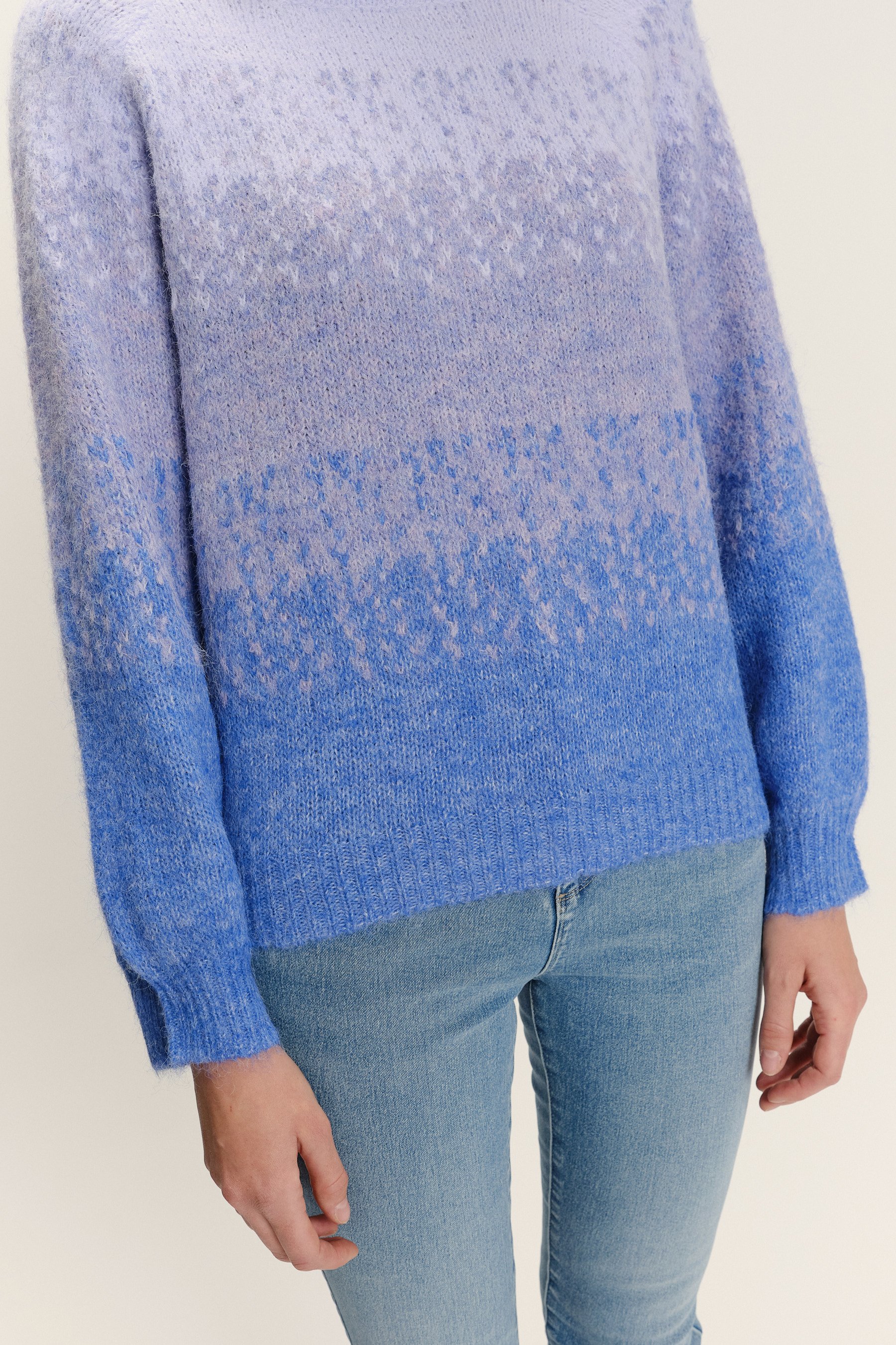 Miękki sweter z efektem ombre Miękki sweter z efektem ombre