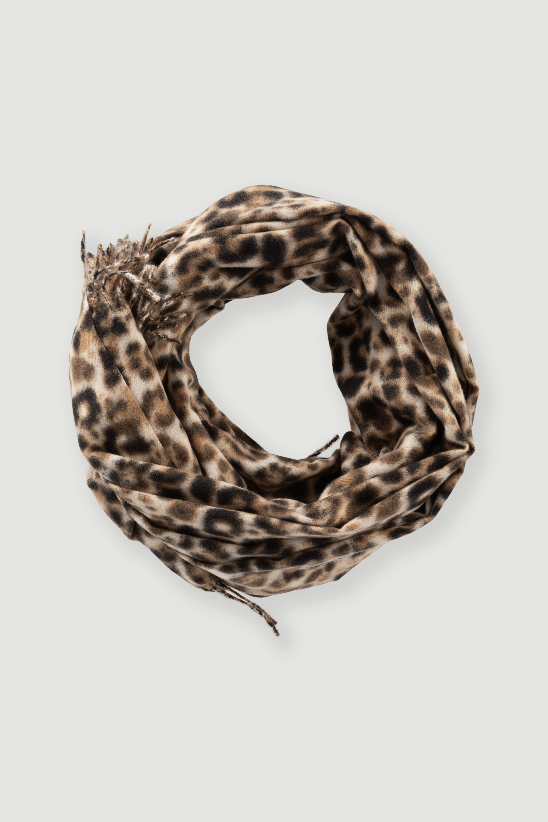 Stylowy szalik z printem animal