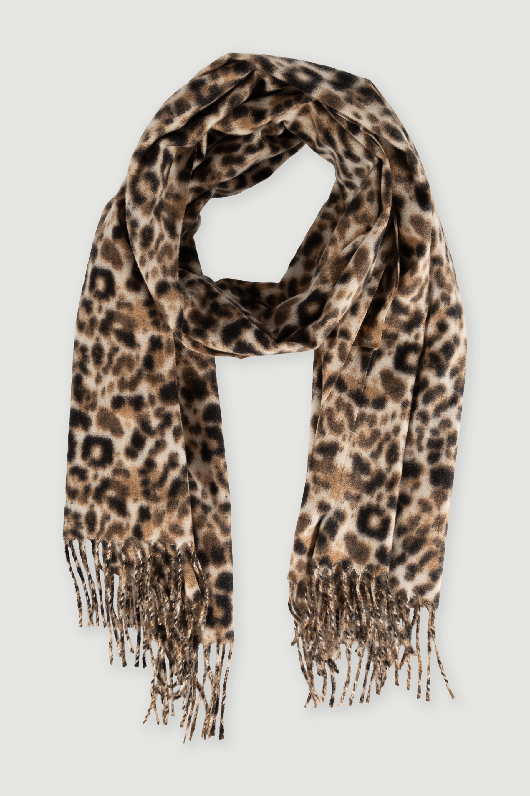 Stylowy szalik z printem animal