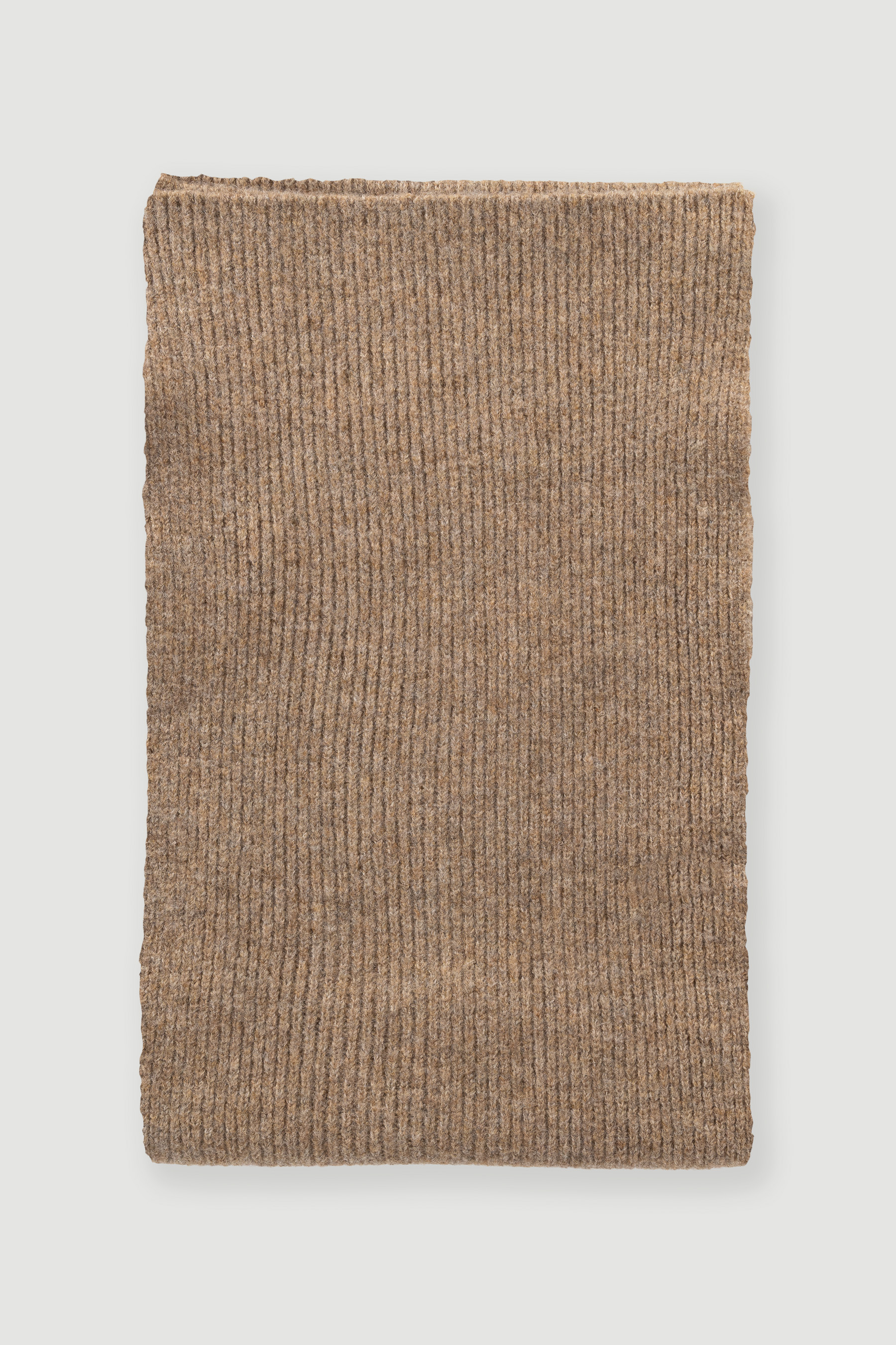 Ciepły szalik w kolorze coffee