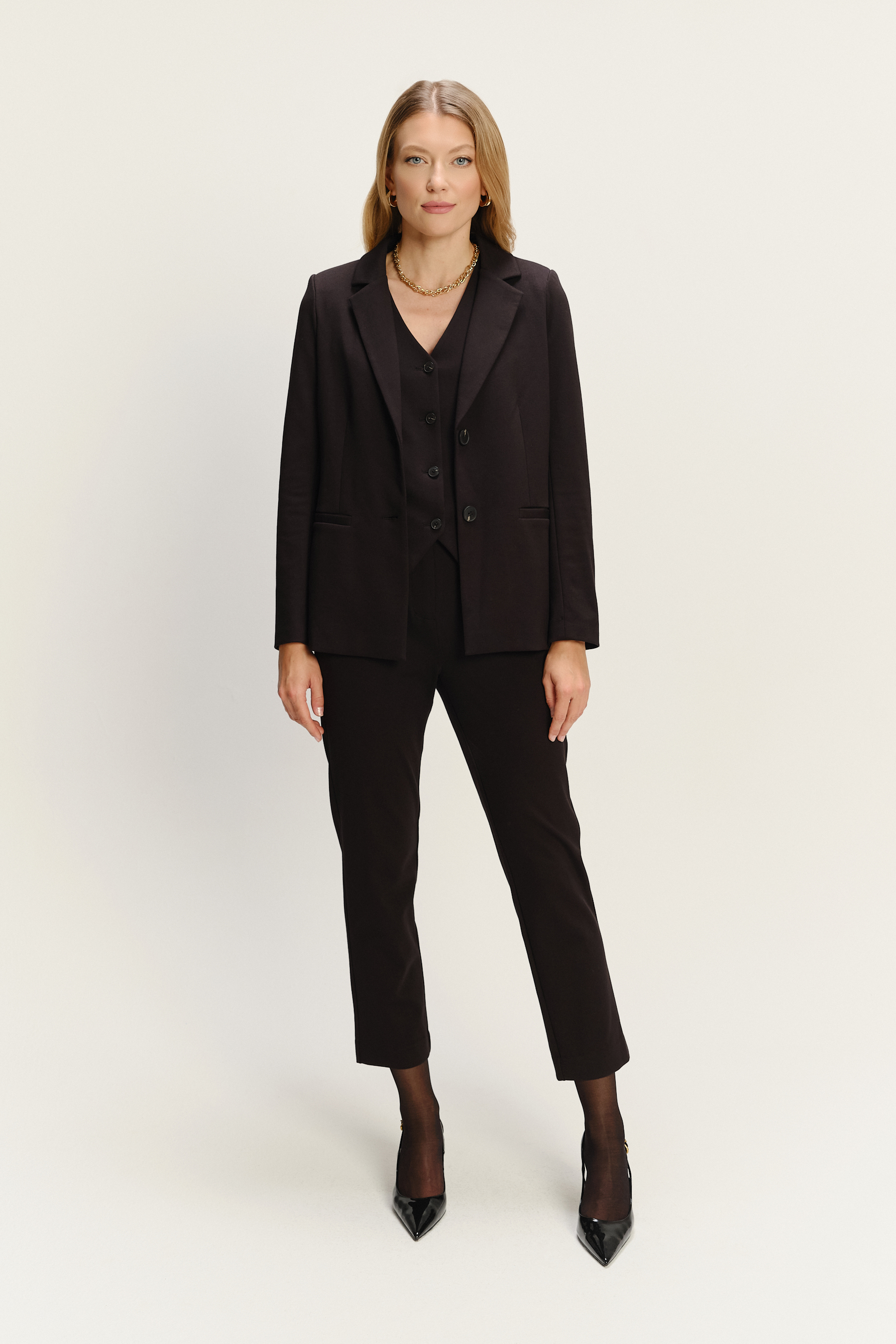 Klasyczny czarny żakiet