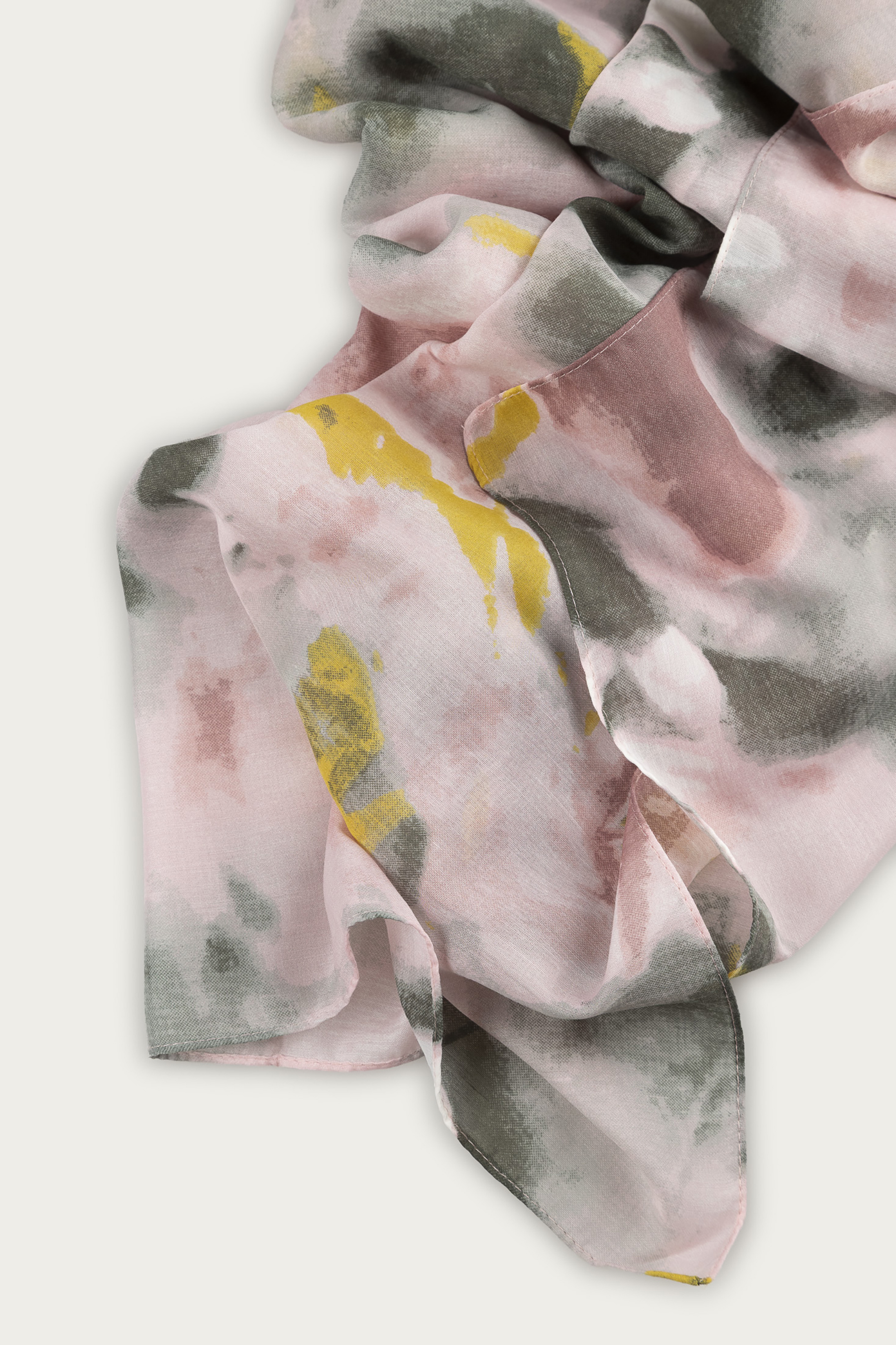 Kobieca apaszka w pastelowy print