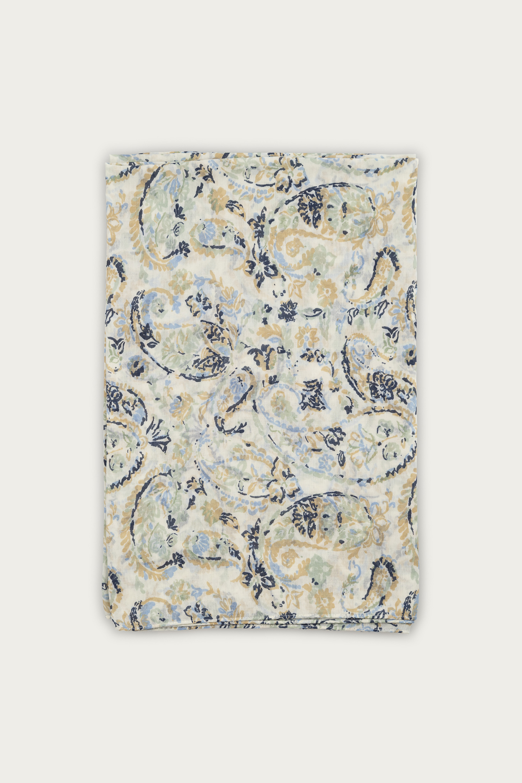 Pastelowa apaszka z printem paisley
