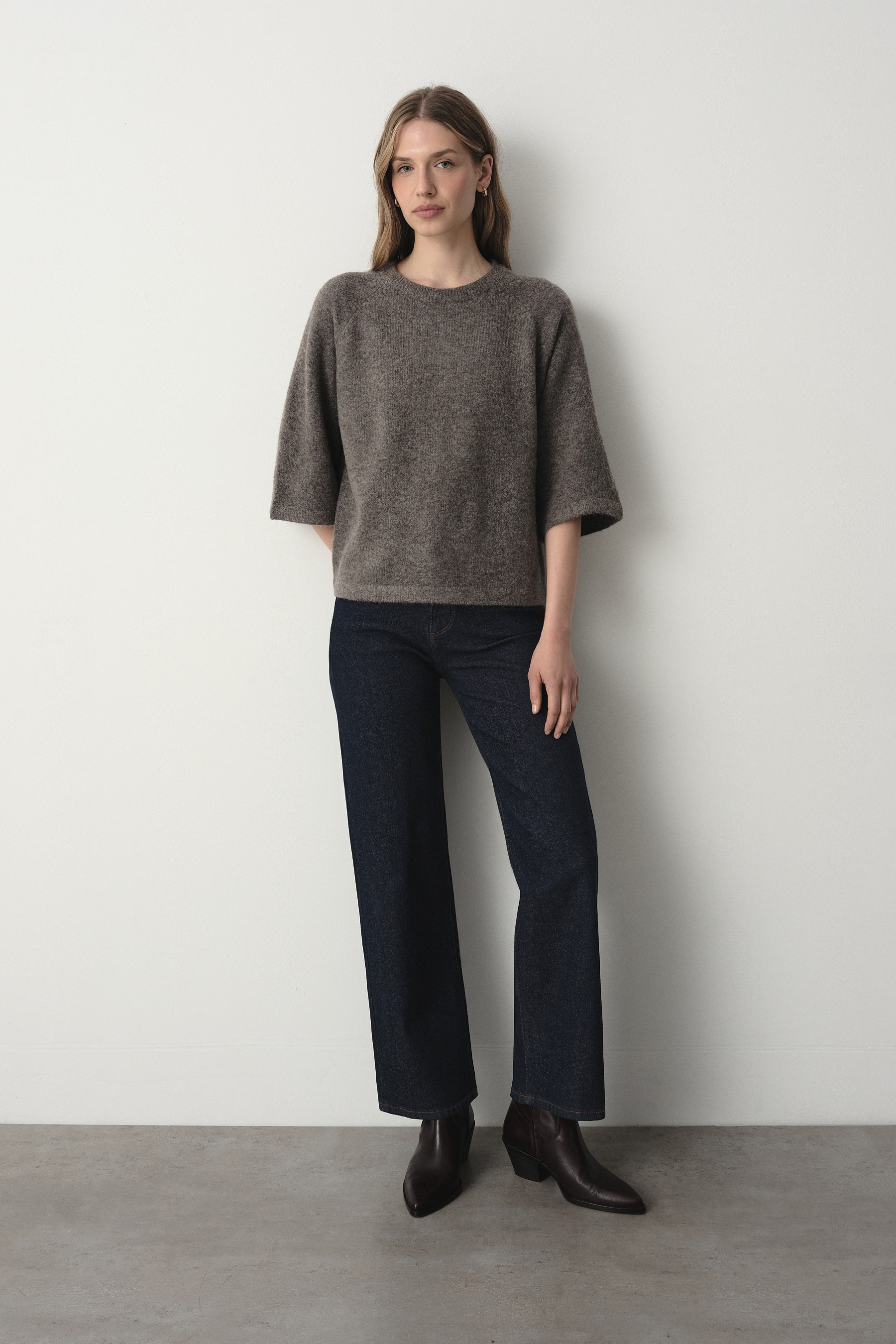 Ziemisty sweter oversize
