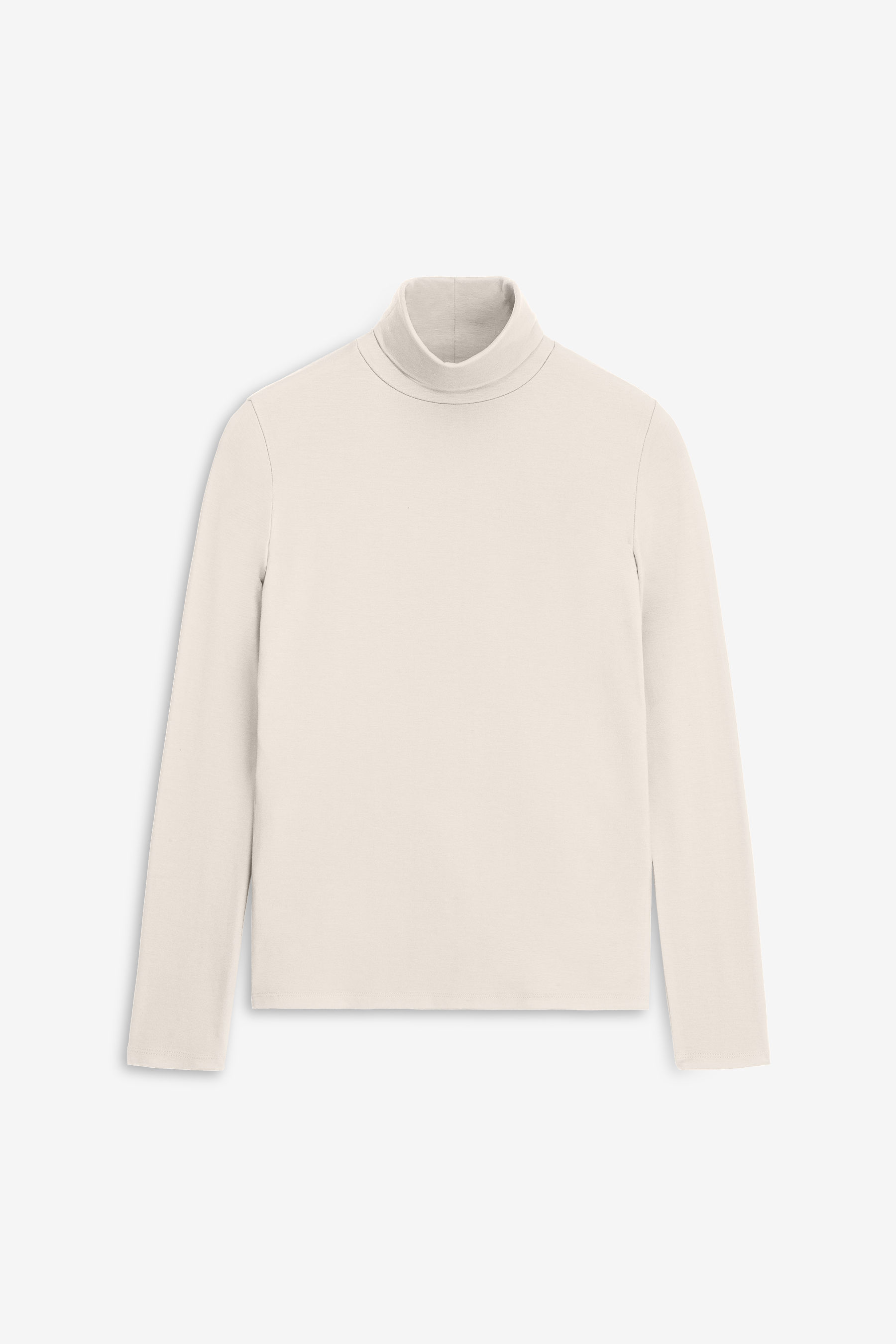 Dzianinowy longsleeve w kremowym kolorze