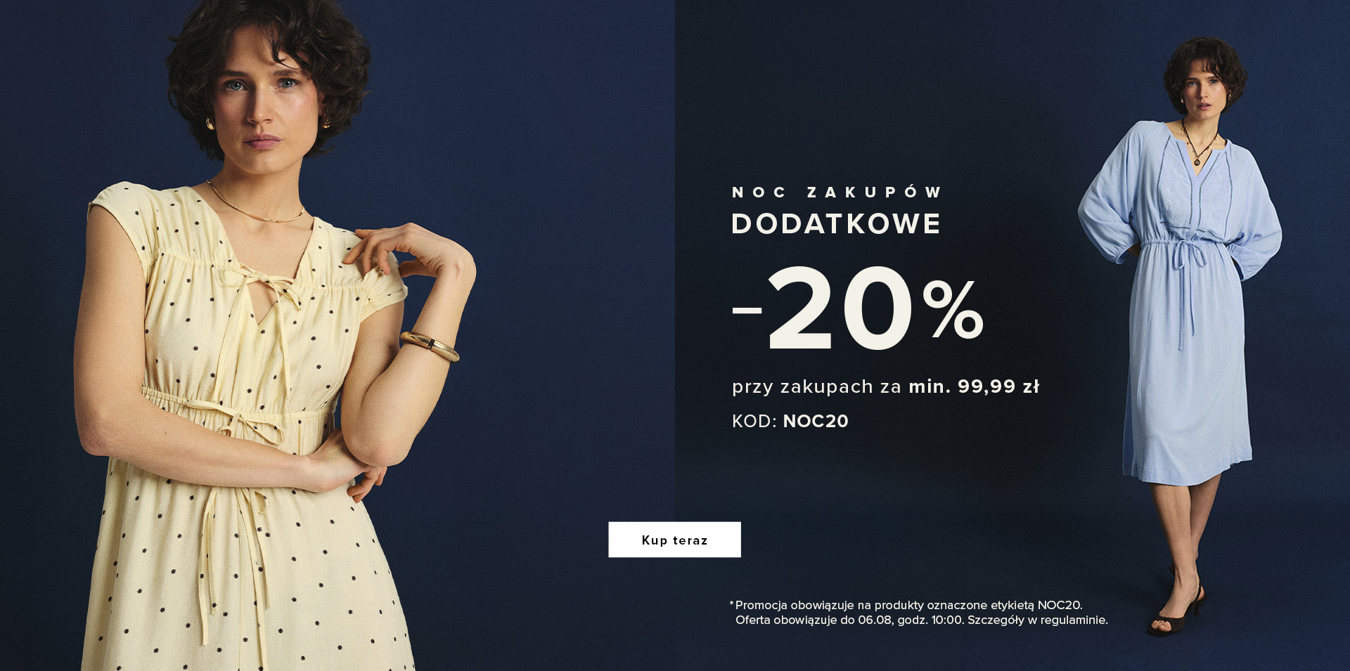 -20% przy zakupach za kwotę 99.99 zł.