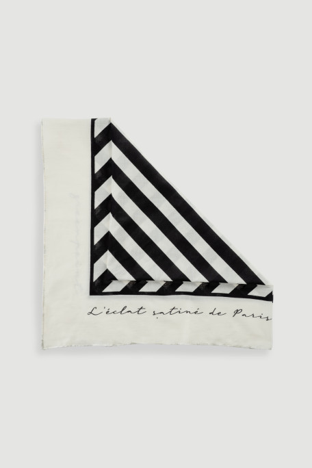 Bawełniana apaszka w paski