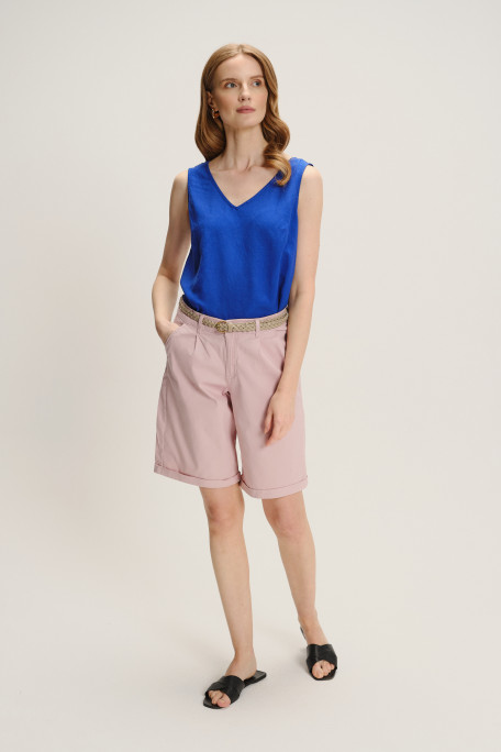 Bluzka w kolorze kobaltowym 