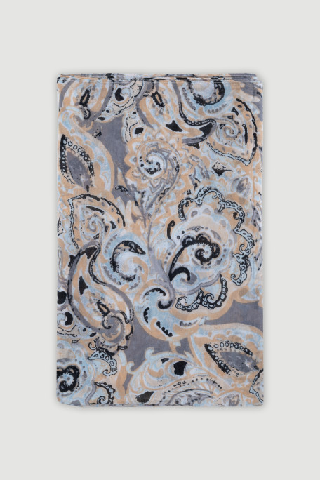 Stylowa apaszka z nadrukiem typu paisley