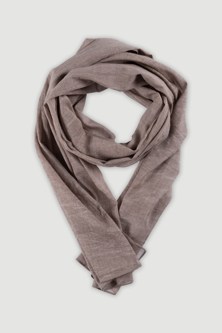 Bawełniana apaszka jasny brąz