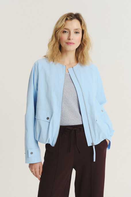 Kurtka bomberka w kolorze baby blue