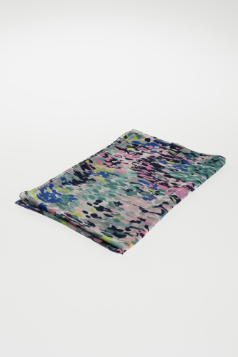 Apaszka w multikolorowy print