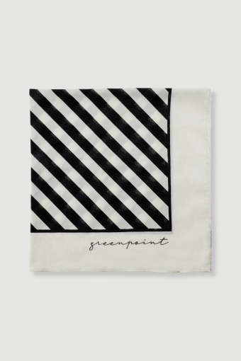 Bawełniana apaszka w paski