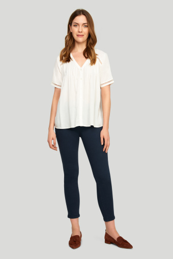 Wiskozowa, rozpinana bluzka