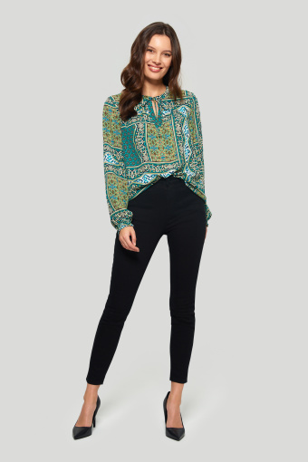 Elegancka bluzka z nadrukiem