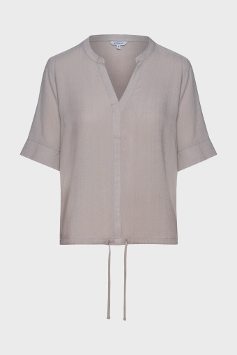 Wiskozowa bluzka z dekoltem V