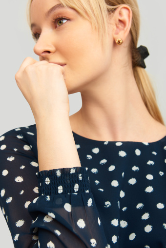 Elegancka bluzka z nadrukiem