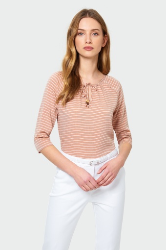 Bluzka z dekoracyjnym wiązaniem