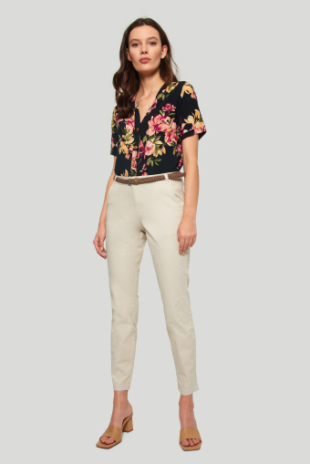 Wiskozowa bluzka z nadrukiem