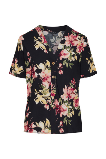Wiskozowa bluzka z nadrukiem