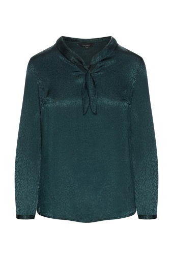 Bluzka z ozdobnym dekoltem