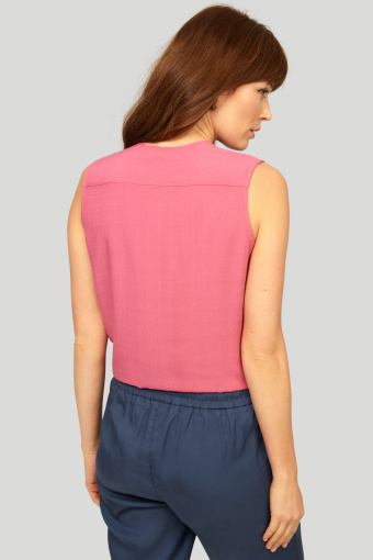 Wiskozowa bluzka z wiązaniem Wiskozowa bluzka z wiązaniem