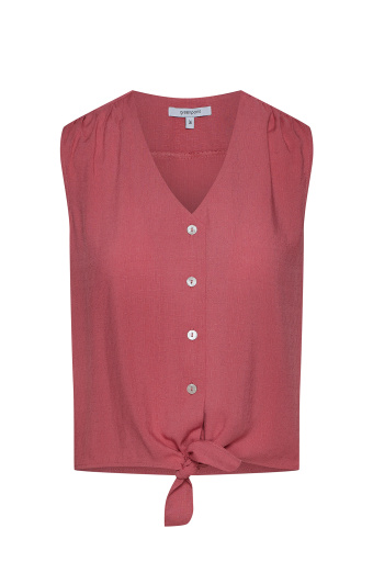 Wiskozowa bluzka z wiązaniem Wiskozowa bluzka z wiązaniem