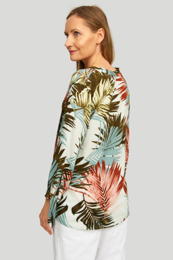 Wiskozowa bluzka z nadrukiem Wiskozowa bluzka z nadrukiem