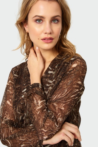 Elegancka bluzka z nadrukiem