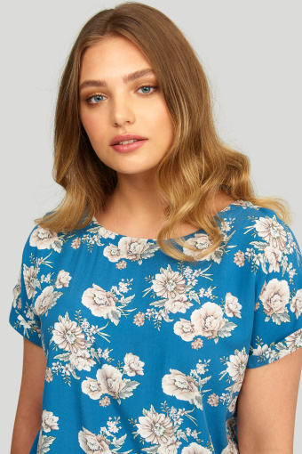 Wiskozowa bluzka z nadrukiem