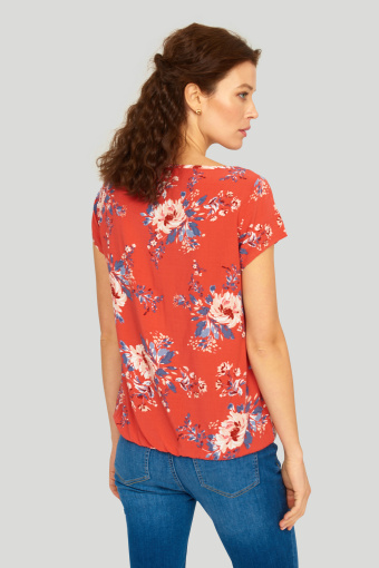 Wiskozowa bluzka z nadrukiem