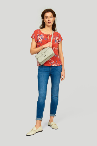 Wiskozowa bluzka z nadrukiem