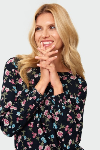 Wiskozowa bluzka z nadrukiem