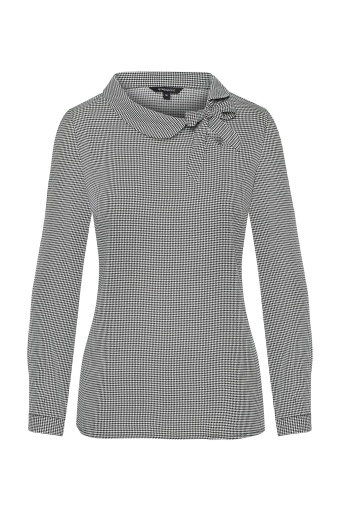 Bluzka z nadrukiem w pepitkę