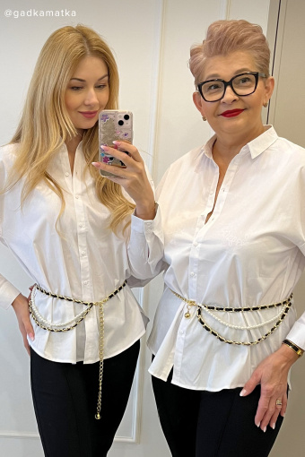 Klasyczna, biała koszula oversize