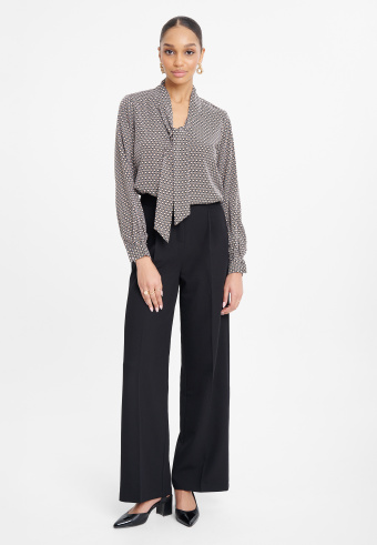 Wiskozowa bluzka z nadrukiem